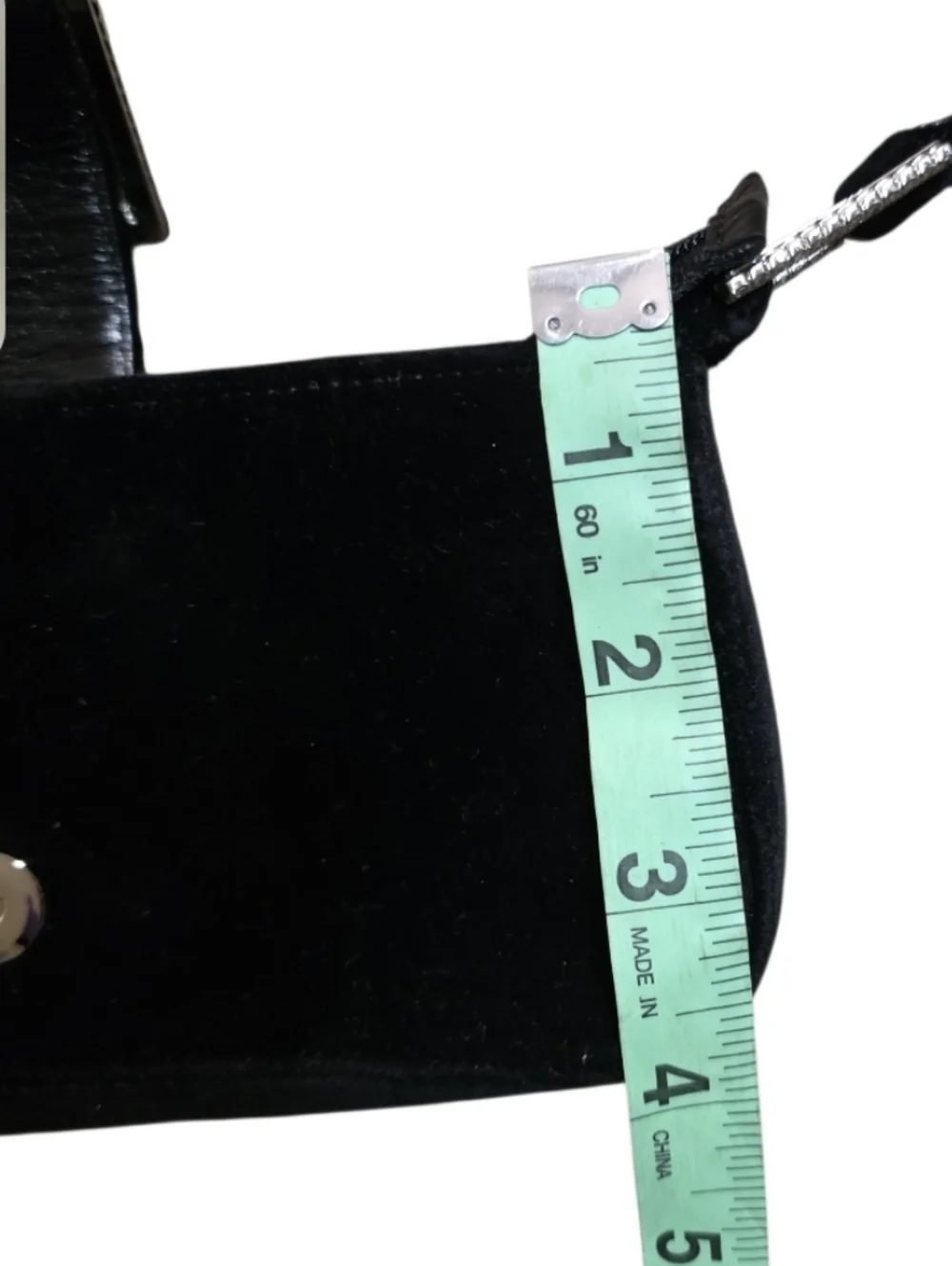 Jimmy Choo Black Velvet Crystal Buckle Baguette Shoulder Bag Y2K Evening Designe